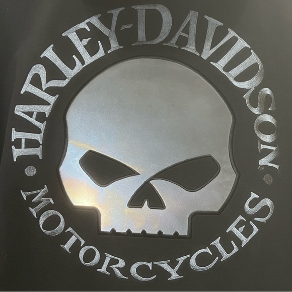 Harley Davidson Cross Roads II Willie G Skull Fleece Jacket - Picture 2 of 15